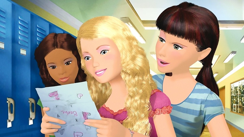 Still image from the barbie diaries film.